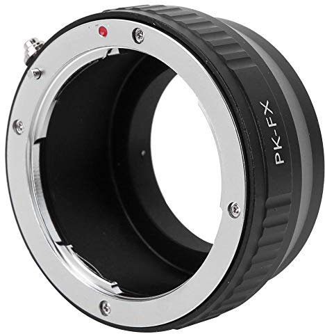Adapterring für PK-FX Objektiv, Manueller Fokus Linsen Konverter aus Aluminiumlegierung für Pentax PK Objektiv für Spiegellose FX X-Pro1 X-E1 Kamera