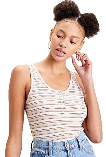 Levis Damen Ruby Bodysuit T-Shirt, Pink, M, rosa Rose, M