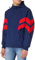 Urban Classics Herren Crinkle Panel Track Jacket Aufwärm-Jacke, Dark Blue/City Red, M