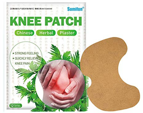 60pcs Relief Knee Patch, Wormwood Knee Patch, Knee Plaster Joint Pain Relief Plaster Knee Sticker Self Adhesive Heat Pads Promote Blood Circulation Relieve Inflammation Muscles Joints Pain Relief