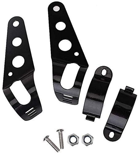 ANCLLO Motorrad-Scheinwerfer-Halterung, universell, 33 mm x 45 mm, Scheinwerfer-Halterung, Gabel-Scheinwerfer-Halterung.