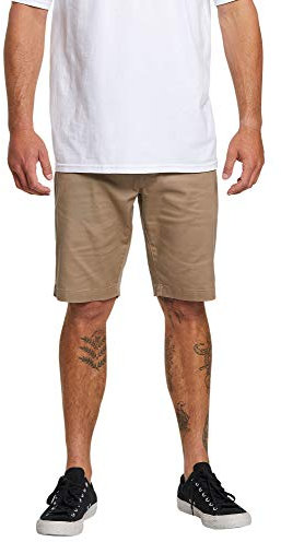 Volcom Herren Modern Fit 21 Chino Shorts, Khaki neu, 48