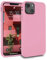 MyGadget Hülle kompatibel mit iPhone 13 - robuste Handyhülle TPU Case Slim Silikonhülle - Back Cover Kratzfest Schutzhülle matt Rosa