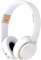Cuffie Bluetooth da sopra l'orecchio,cuffie wireless per adulti e DJ con cancellazione attiva del rumore,con 20 ore di riproduzione e auricolari in memory foam,per DJ/TV/PC/telefono (bianco)