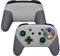 eXtremeRate Carcasa Agarre para Nintendo Switch Pro Joysticks Diseño Octagonal Funda DIY Reemplazo Cubierta Grip Shell para Nintendo Switch Pro Control-No Incluye Mando(Clásico SFC SNES EU)
