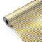 Geschenkpapier, große Rolle, 62 cm x 100 m • Farbe Gold und Weiß gestreift • Ideal für: Geschäfte, Geschenkverpackungen, Geburtstage, Babypartys, Hochzeiten, Dekoration [FP Partypapier]