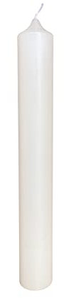 Kopschitz Kerzen Altarkerze 10% Bienenwachs-Anteil Elfenbein 600 x Ø 30 mm in Bester Kirchenkerzen Qualität, 1 Stück