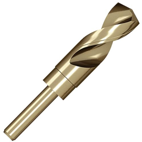 Meccion HSS Cobalt Drill Bit 29mm Reduced Shank Twist Drill Bit for Metal, Stainless Steel, Aluminium, Wood, Plastic, Non-Ferrous Etc.