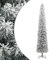Camerina Weihnachtsbaum Schlank mit Ständer Beschneit 300 cm PVC Weihnachtsbaum Schmal