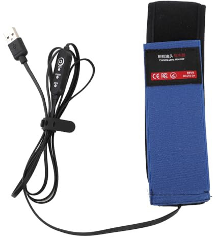 USB-Objektiv-Heizungswärmer, Anti-Beschlag-Heizungs-Schutzstreifen mit 3 Einstellbaren Temperaturen für Universelle Kamera-Objektiv-Okulare-Heizung, für Teleskope, Sucher, (545mm)