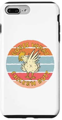 Hülle für iPhone 7 Plus/8 Plus Guess What Chicken Butt humorvolle lustige Hühnerwitze
