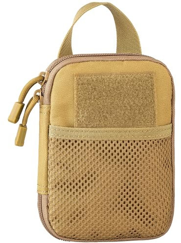 TacFirst Organizer Pouch Molle T234 Coyote, Tactical Nylon EDC Zusatz-Tasche (Coyote, 0.6 L)