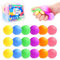 LESONG 18 Stück Mini Stress Balls, Anti Stress Bälle Squishy Balls für Kinder, Kleine Sensory Stressball Quetschball Squeez Spielzeug für Kinder Erwachsene Geburtstag Geschenke ADHD Autismus