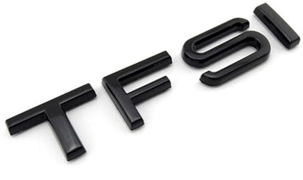 SANSANS Emblema Logo Auto per Audi A7 A1 A2 A3 A4 A5 A6 TFSI, Distintivo Logo Emblema Car Body Logo Sticker Auto Stemmi Decorazioni