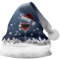 EIN Stück Nikolausmütze Erwachsene Mini Weihnachtsmützen Weihnachtsmann Mütze Partyhüte Weihnachtsmütze Kinder Herren Baby Weihnacht Lila, S