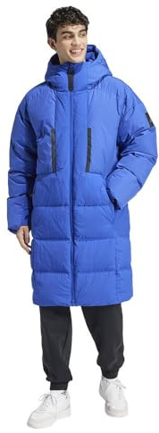 adidas Men's Myshelter Daunenparka Semi Lucid Blue XL