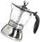 CATIEBYE Cafetera Espresso de Gran Capacidad Inoxidable para Tazas Jarra Visual de Café para Hogar y Oficina Diseño Único y Práctico