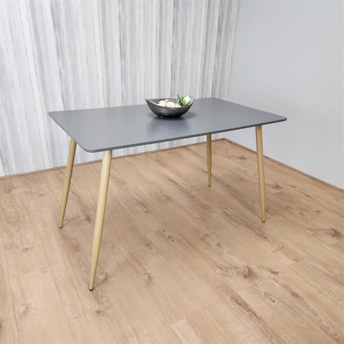 KOSY KOALA Rectangle Grey Dining Table Modern Table Kitchen Dining Room Furniture