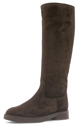 Gabor Damen Klassische Stiefel, Frauen Stiefel,langlebig,Pass-Form,Pflege-leicht,Plateau,qualitaet,Respira,ENGL. Brown (Micro),41 EU / 7.5 UK