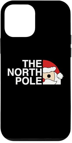 Funny Santa Face Christmas Parody The North Pole Case for iPhone 12 mini