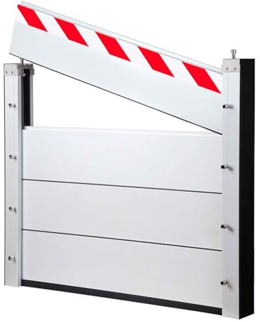 Barreras de Defensa Contra Inundaciones 6.1x3.3ft/185x100cm anti inundaciones, Barrera Contra Inundaciones para Puertas, Barrera Anti Inundaciones Garaje Barrera de ProteccióN Contra Inundaciones