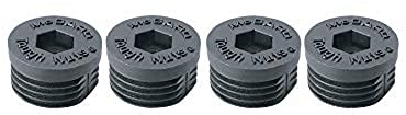 McGard 70002 Black Nylon Replacement Plugs - Pack of 4