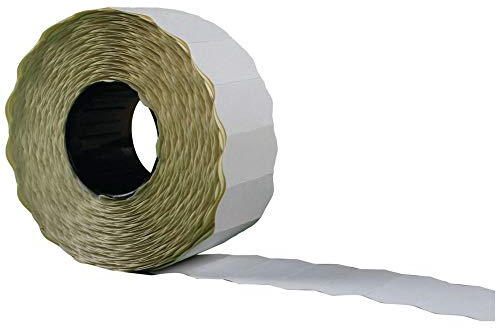 Avery Labels for Labelling Gun 1-Line Permanent White 12x26mm 1500 Per Roll Ref WP1226 [Pack of 10]