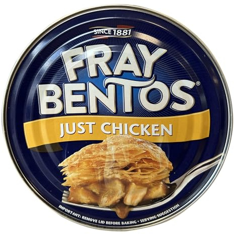 Fray Bentos Just Chicken Pie With Flaky Puff Pastry, 425 g | Rich Chicken Filling in Gravy, Quick & Easy Meal, Perfect with Mash or Chips