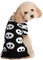 Tangpan Hundepullover für Hunde und Katzen, mit Totenkopf-Motiv, Größe M, Schwarz