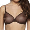 Gossard Women's Glossies Sheer Bra Molded, Rich Brown, 32C
