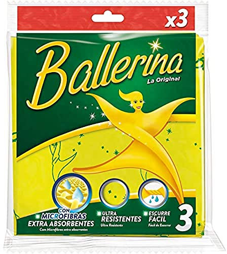 Ballerina La Original Paños Multiuso - 3 Piezas