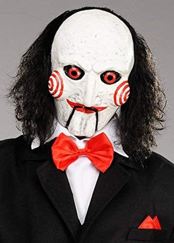 Creative Collection Co. Adult Mens Halloween Deluxe Saw Puppet Billy Mask