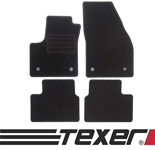 TEXER Textil Fußmatten Passend für Opel Meriva B Bj. 2010-2017 Basic