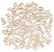 ROSENICE 100 ST¡§1CKE Holz Buchstaben h?lzerne Alphabe Scheiben f¡§1r DIY Scrapbooking Handwerk Dekoration