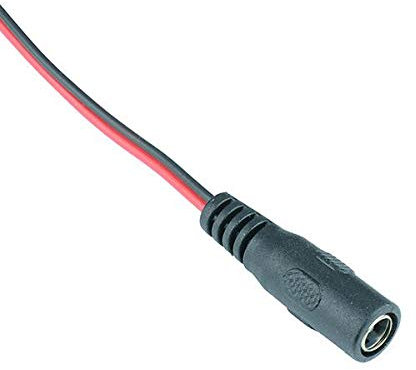 2.1mm x 5.5mm DC Socket Prewired 300mm leads