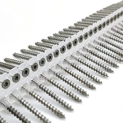 magazinierte SPAX Univeralschrauben mit Vollgewinde, 500 Stück, TX20, Senkkopf, WIROX (hell verzinkt) (4,0 x 25 mm)