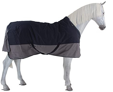 Winterdecke 50g Füllung 600D TYREX EquiTheme Marineblau/grau 150cm