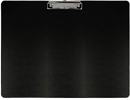 Westcott Klemmbrett, für A3 Querformat, Kunststoff, schwarz