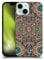 Head Case Designs Green Intricate Paisley Hard Back Case Compatible With Apple iPhone 13 Mini