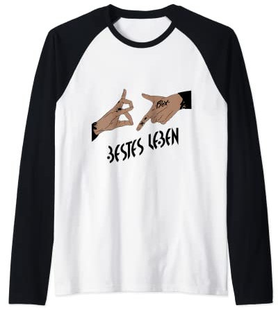 187 Bestes Leben Deutschrap Handzeichen Raglan