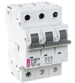 Leitungsschutzschalter 3P C 25A 6kA AC ETIMAT 6 002145518 eti-polam 38895265788