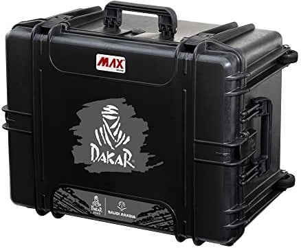 MAX - MAX620H340STR-DKR luftdichter Koffer Serie Dakar, schwarz, 620 x 460 x 340 mm