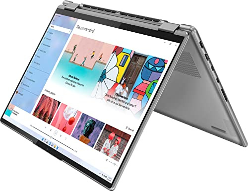 Lenovo ENOVO Yoga 7i - Computer portatile 2 in 1 da 16'' 2,5 K Touchscreen12th Core i7-1260P Iris Xe Graphics 16 GB RAM 512 GB SSD WI-FI 6E Thunderbolt 4 retroilluminato KB w/FP Windows 11 RATZK 32 GB