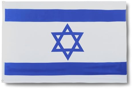 Sonia Originelli Israel Länderflagge 90 x 150 cm - Fanartikel in der israelischen Nationalflagge für WM, EM und Public Viewing
