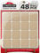 Chair Pads Floor Protectors X-PROTECTOR 48 PCS 25mm - Felt Furniture Pads - Premium Chair Feet Protectors - Protect Wood Floors with Chair Leg Floor Protector (Square, Beige)!