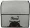 kwmobile Housse compatible avec KitchenAid 4,3-4,8 litre - Housse de protection 35,5 x 35,5 x 22,5 cm avec 3 poches pour robot de cuisine - gris-noir