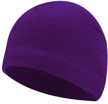 Michear Cappello invernale in pile termico per sport e corsa, antivento, in pile, con teschio, morbido, caldo, traspirante, unisex, per uomo e donna