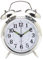 PRETYZOOM Stiller Wecker Tischuhr Runde kleine Uhr läute die Glocke leuchtender Wecker Kinderwecker Schreibtischwecker stille Uhr runder Wecker Stumm leuchtende Uhr