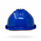 TAMS® Bauhelm EN 397 Sicherheitshelm Schutzhelm Bauarbeiterhelm Helm 54-61 cm Blau, Gelb, Grün, Grau, Rot, Weiß, Orange (Blau)