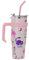 LEDUQI simple modern 40 oz tumbler，Leak-Proof Lid ，simply modern cup Travel Mug，For Cold and Hot Drinks，40 oz tumbler with handle and straw gift for women and man